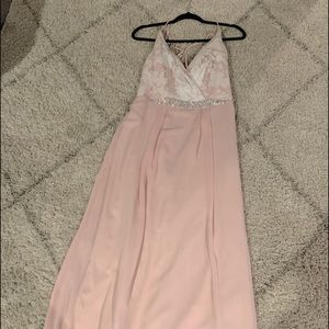 Beautiful pink bridesmaid or prom dress